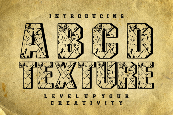 ABCD Texture: Mastering the Gritty, Industrial Grunge Display Font