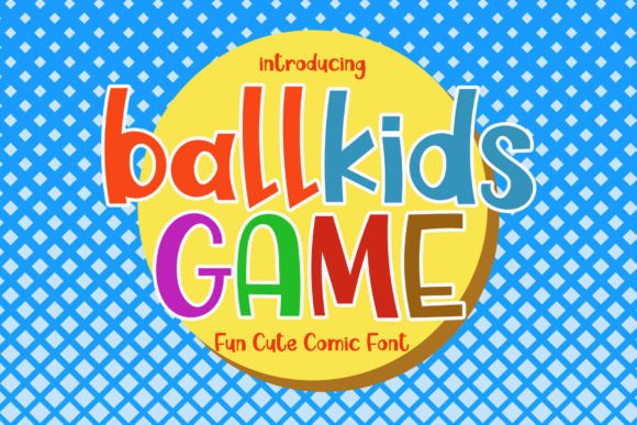 Ballkids Game: A Creative Font for Modern Projects