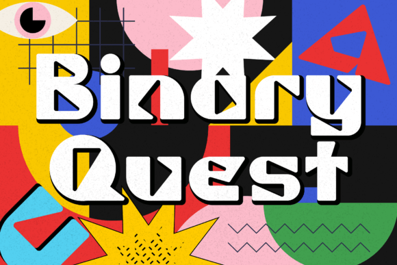 Binary Quest: A Pixelated Font for Modern Creatives