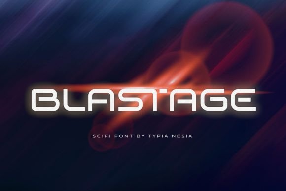 Blastage: The Futuristic Display Font for Modern Creators