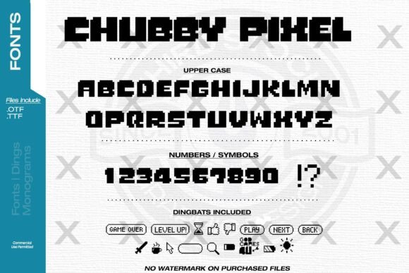 Chubby Pixel: Your Go-To Retro Gaming Display Font