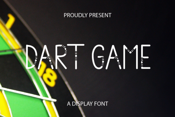 Dart Game: A Clean Display Font for Bold Projects