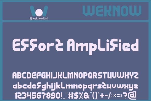 Effort Amplified: Bold Type for Modern Design