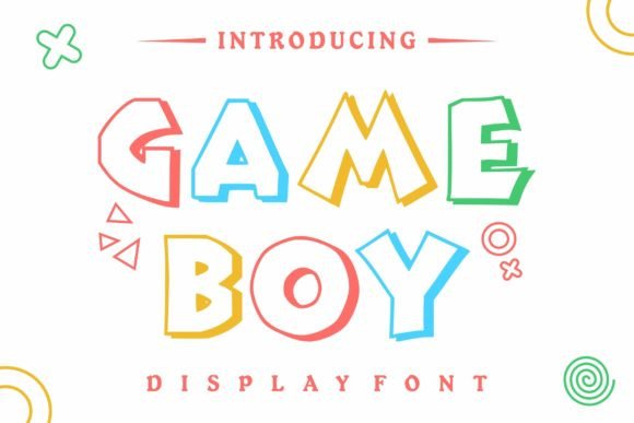 Game Boy: The Retro All-Caps Display Font