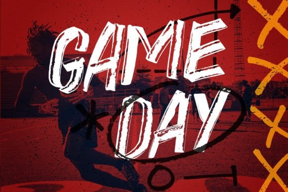 Game Day: The Authentic Hand-Drawn Font for Sports Graphics