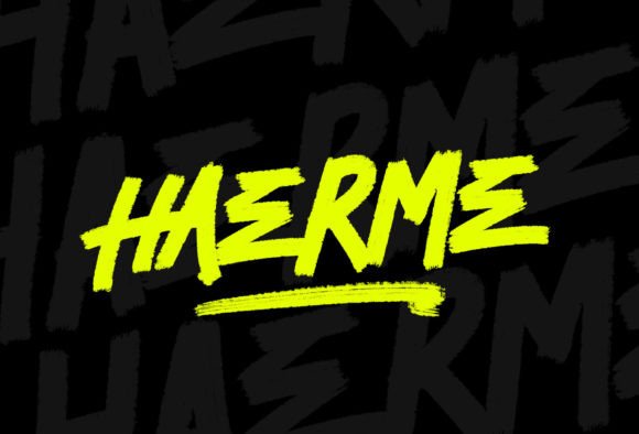Haerme: A Brush Font with Unmistakable Character