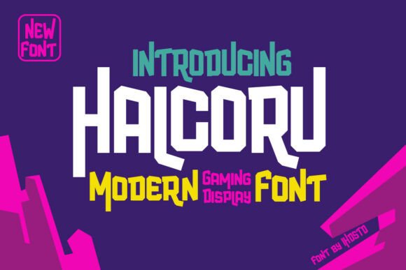 Halcoru: The Modern Display Font for Digital Dominance