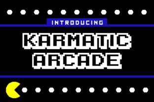 Karmatic Arcade: A Free Font for Nostalgic Branding