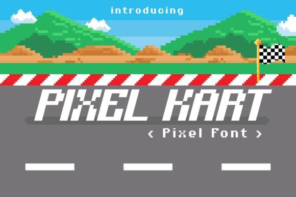 Pixel Kart: A Retro Font for Modern Game Design