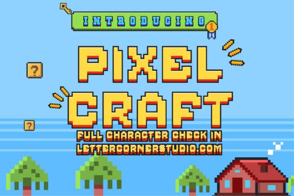 Pixelcraft: A Retro Font for Modern Creative Projects