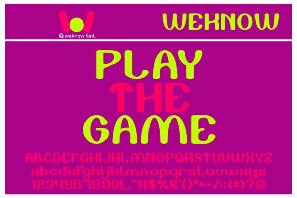 Play the Game: A Modern Typeface for Bold Visual Impact