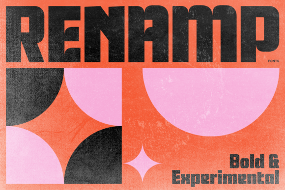 Renamp: The Square-Cut Sans Serif That Commands Attention