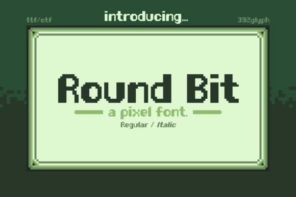Round Bit: The Pixel Font That Punches Up Your Design
