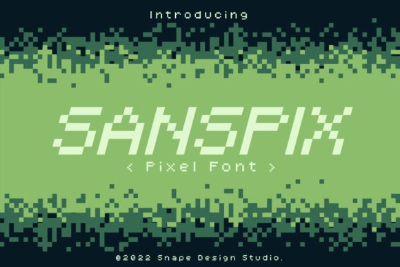 Sanspix: A Pixel Font for Modern Retro Projects