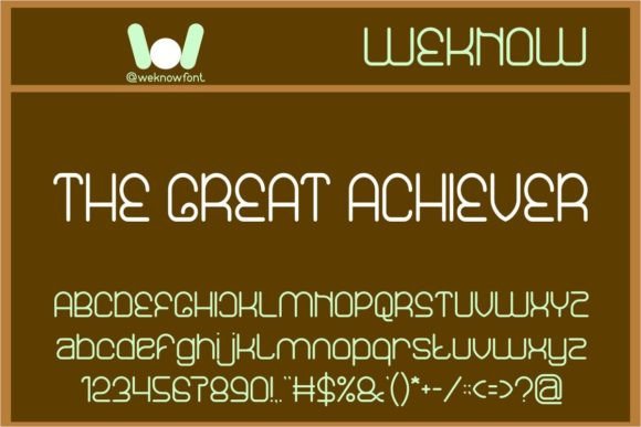 The Great Achiever: A Font That Does More Than Just Look Good