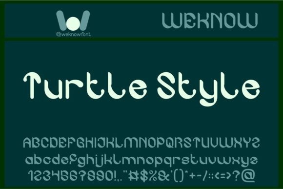 Turtle Style: A Magical Font for Whimsical Branding