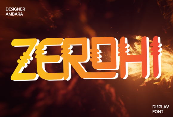 Zerohi: A Creative Display Font for the Game Market